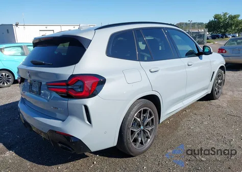 2023 BMW X3 xDrive30I z USA, uszkodzony, nr VIN 5UX53DP04P9S17792